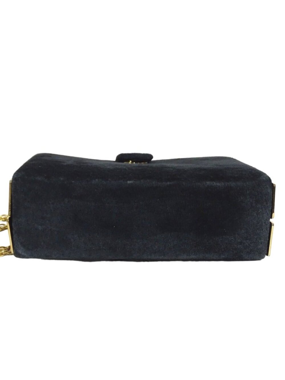 Vintage 50s 60s Ande Purse Crossbody 5x6 Formal Party Black Chain Strap - Picture 5 of 7